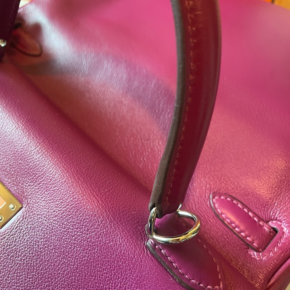 Hermes Kelly 25 Bag in Purple - Picture 5 of 15